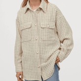 Sunday Market Oversized Vintage Plaid Shirt