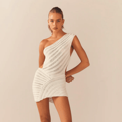 Fresh Heart One Shoulder Mini Dress