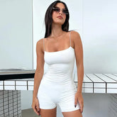 As Sleek As Ever Cotton Bodycon Playsuit