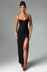 Athena Maxi Dress - Black