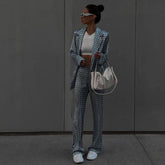 All Heat Satin Two-Piece Set