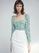 Sweetheart Long Sleeve Floral Top