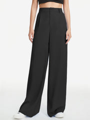 High Waisted Wide Leg Relaxed Fit Trousers