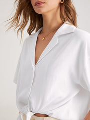 Solid Colored Button Up Shirt