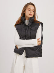 Solid Quilted Vest