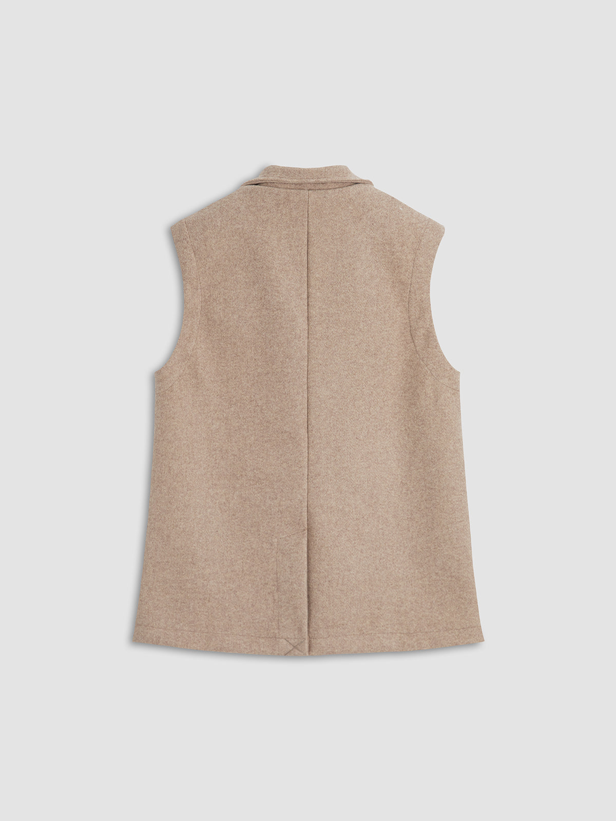 Double Pockets Collared Vest