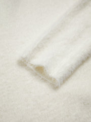 Snowy Morning Furry Sweater