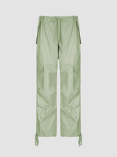 Cargo Drawstring Baggy Wide Leg Pants
