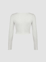 Snowflake Textured Blouse