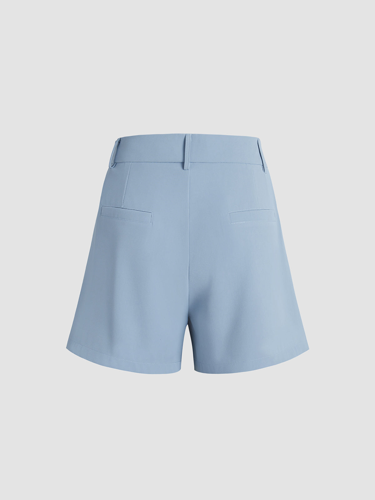 High Waisted Pastel Trouser Shorts