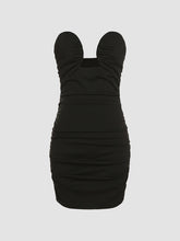 Strapless Wire Bustier Short Dress