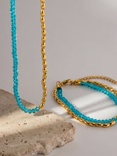 Two Tone Beads Necklace