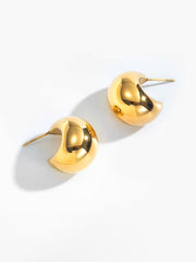 Golden Time Hoop Earrings