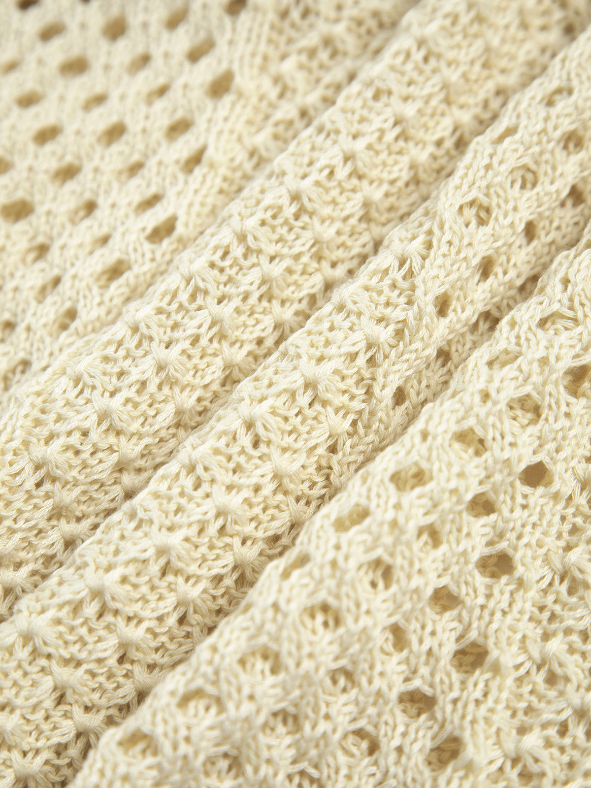 Crochet Eyelet Cover Up One Strap Short Dress