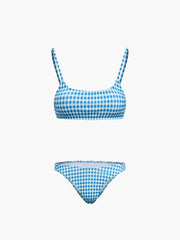 Sea Hints Checkered Two Piece Bikini Bathing Suit