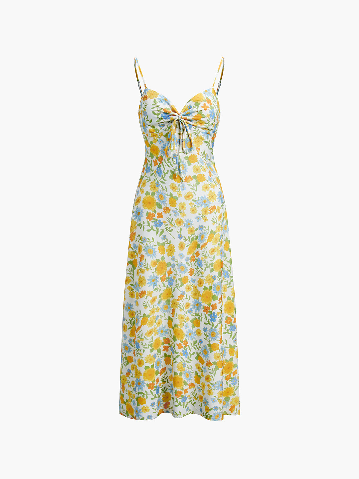Daisies Floral Tied Long Sundress