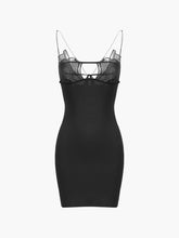 Mesh Bloom Short Dress