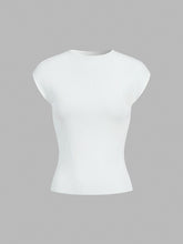 Basic Cap Sleeve Shirt