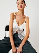 Floral Lace Mesh Fly Away Cami Top