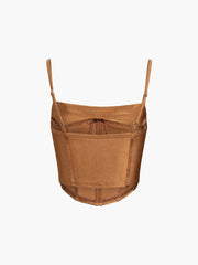 Brownie Crop Corset Top