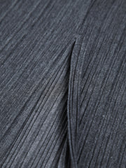 Nice And Clear Rib Slit Midi Skirt