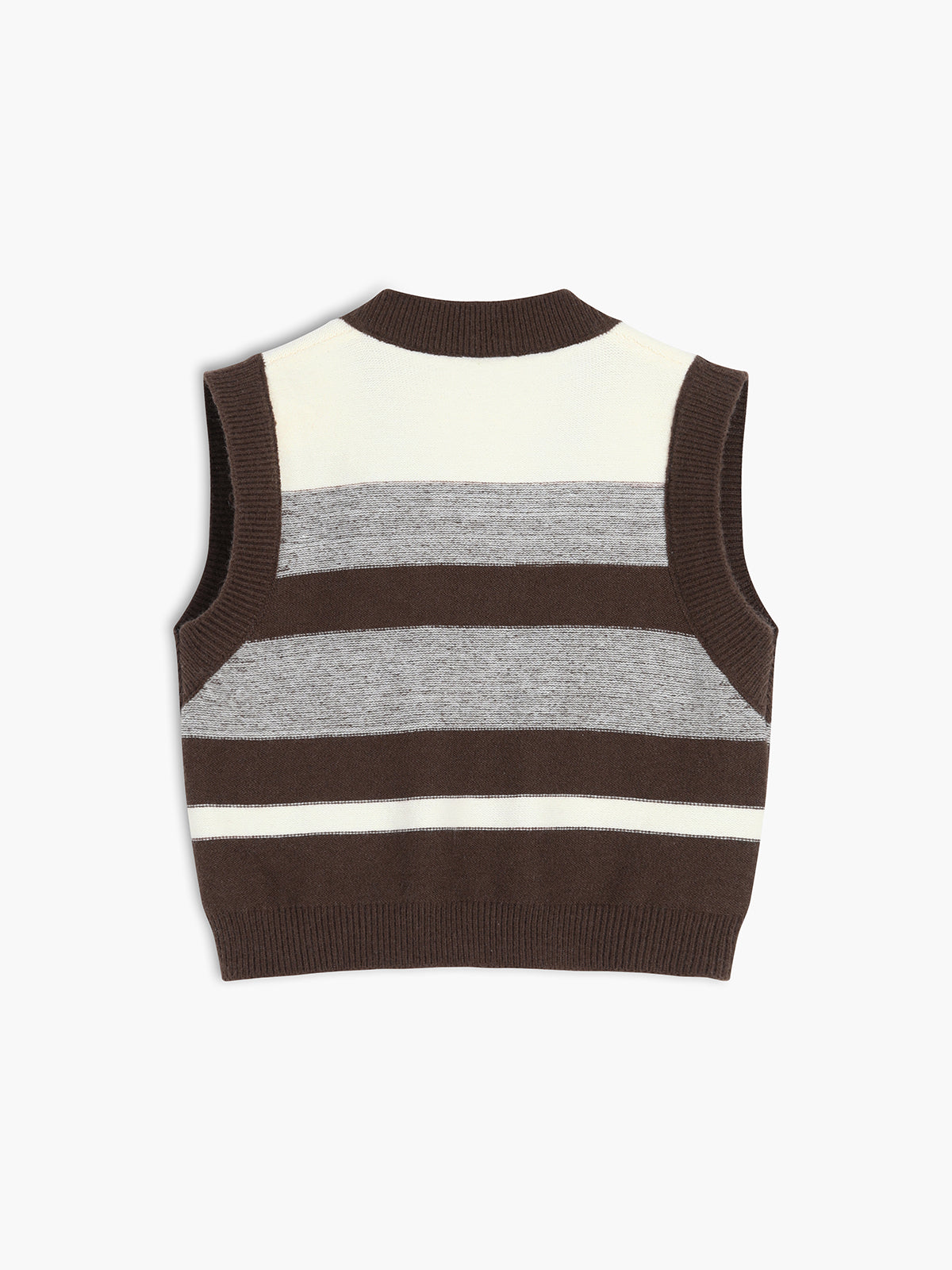 Let's Get Cozy Stripe Sweater Vest