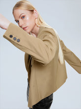 Cropped Double Breasted Blazer Jacket