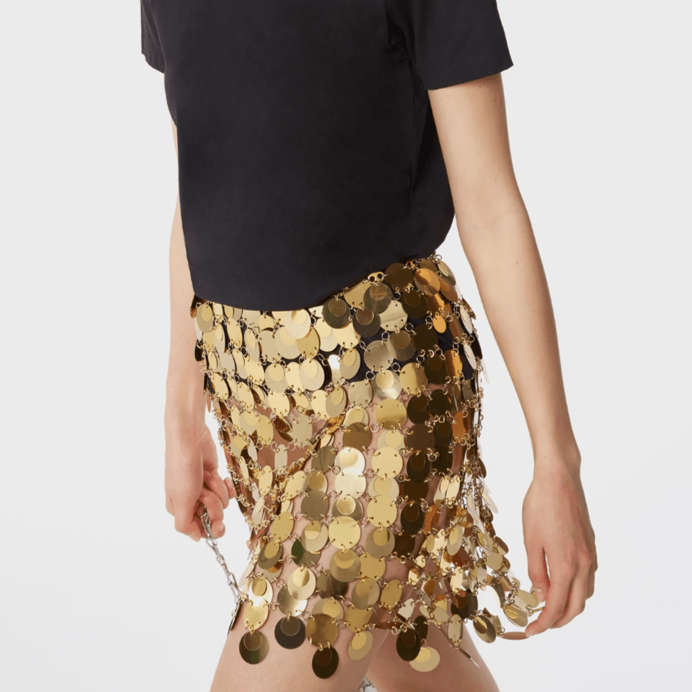 Admired From All Angles Sequin Embellished Mini Skirt