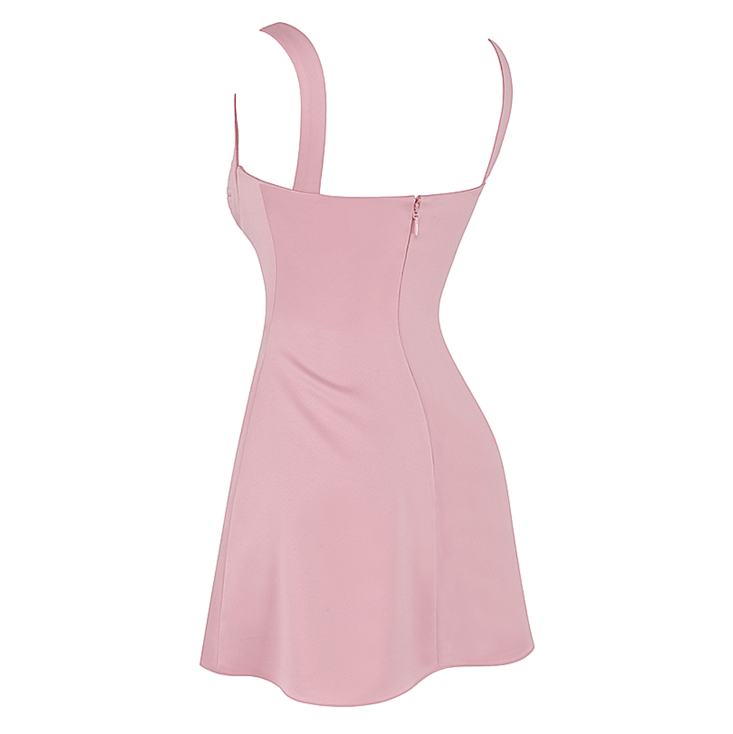 Balancing Satin Mini Dress