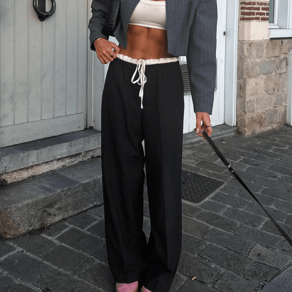 Expansive NYC Wide Leg High Waist Pants