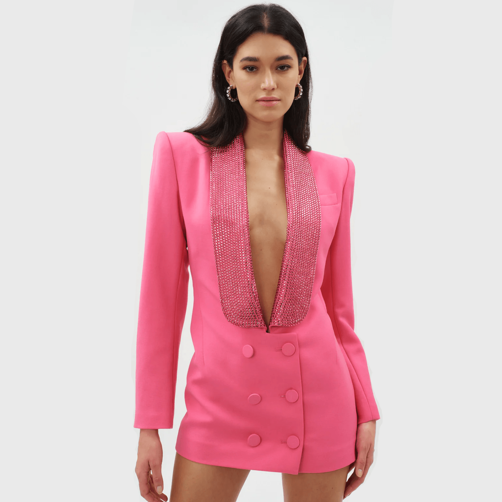 Dazzling Affair Crystal Embellished Cutout Mini Dress