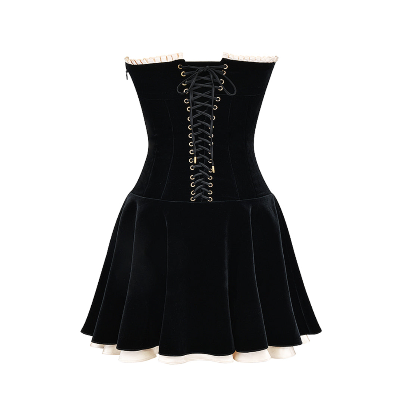 Path to Paradise Vintage Velvet Mini Dress