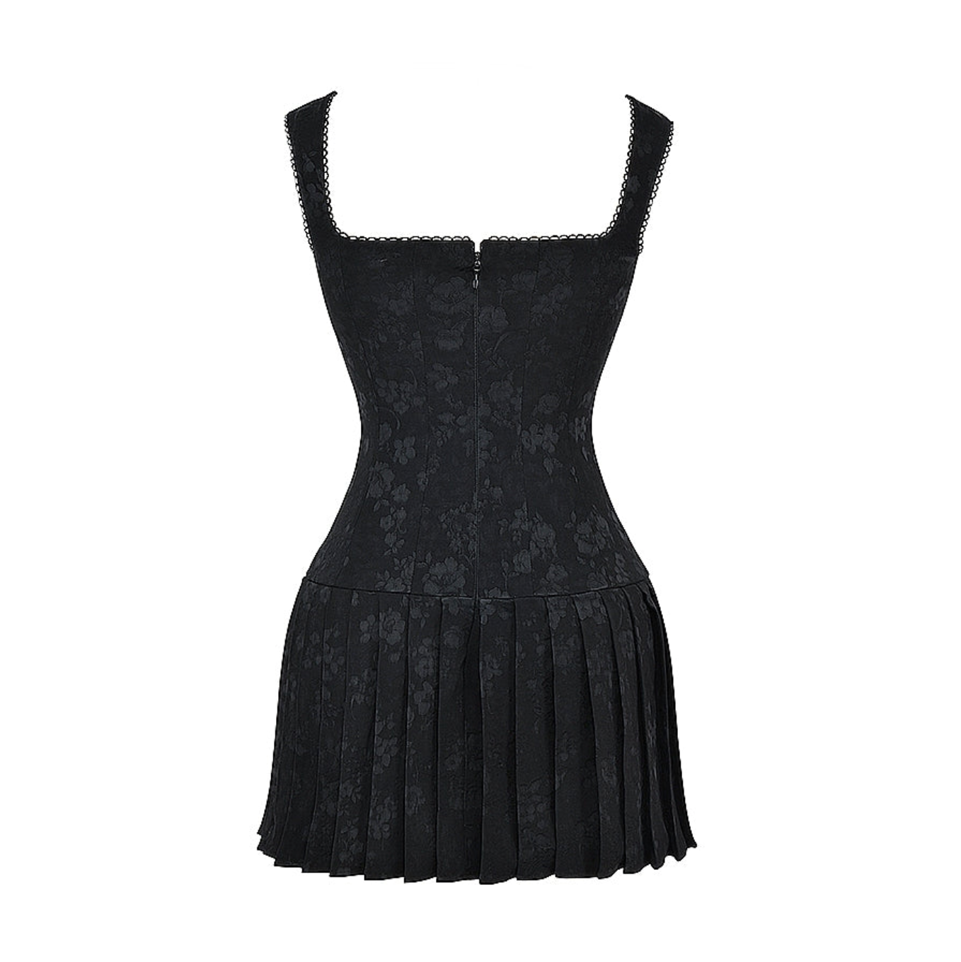 Sensational Ensemble Pleated Corset Mini Dress