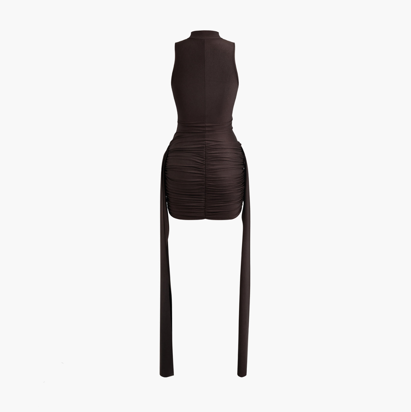 Miami After Dark Mock Neck Mini Dress