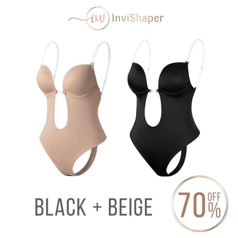 Ready To Join - Plunge Backless Body Shaper Bra