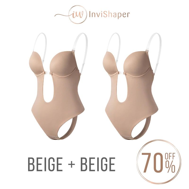 Ready To Join - Plunge Backless Body Shaper Bra