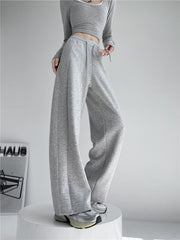 Challenge Accepted Pleat Wide Leg Sweatpants