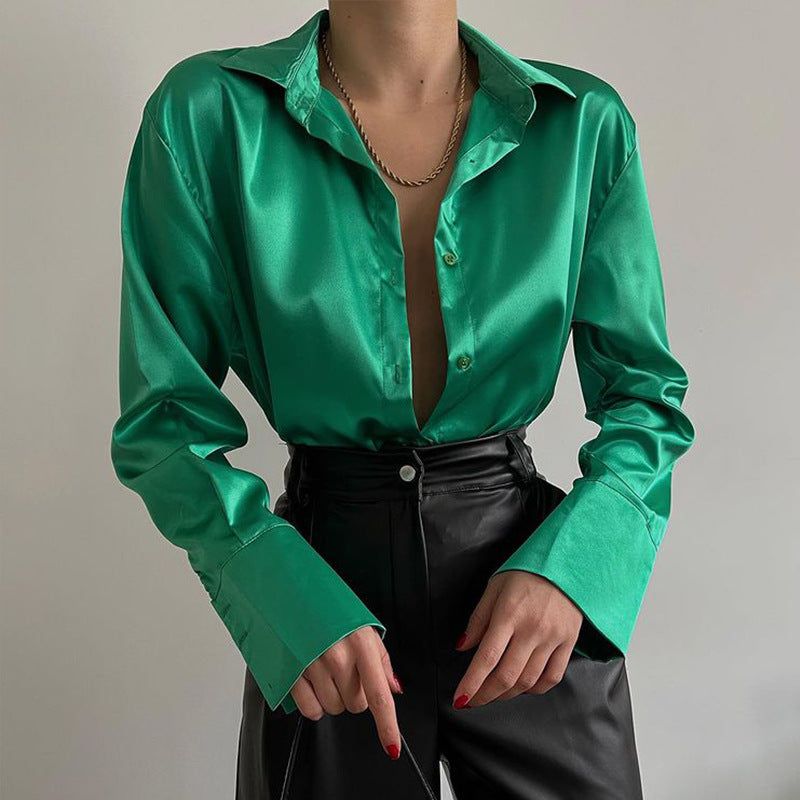 Majestic Girl Satin Blouse