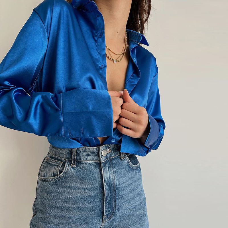 Majestic Girl Satin Blouse