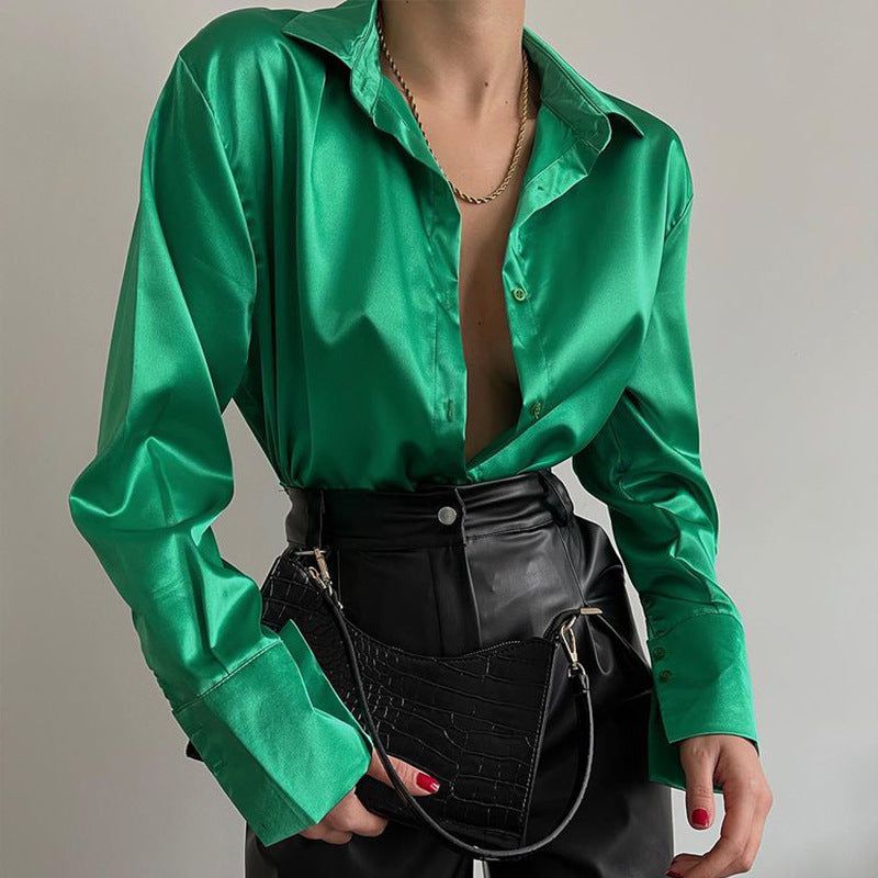 Majestic Girl Satin Blouse