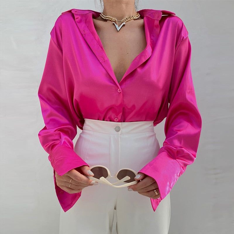 Majestic Girl Satin Blouse