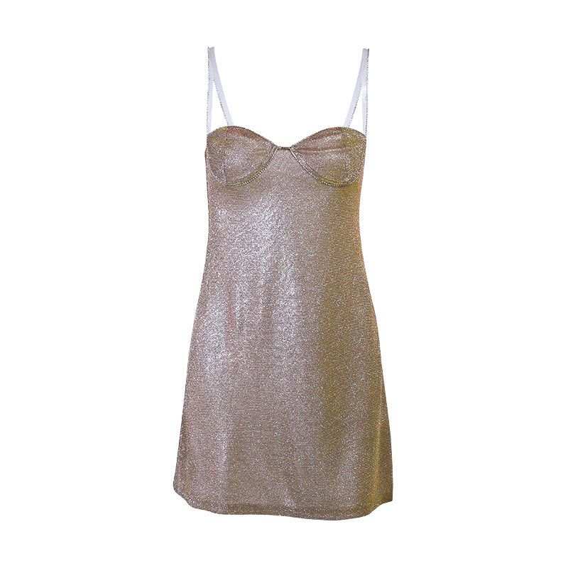 Realistic Dream Mini Dress in Diamond Sand