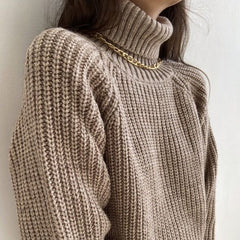 Vlogger Turtleneck Knitted Sweater