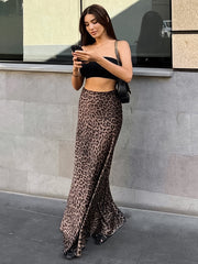 Leopard Print Mermaid Skirts