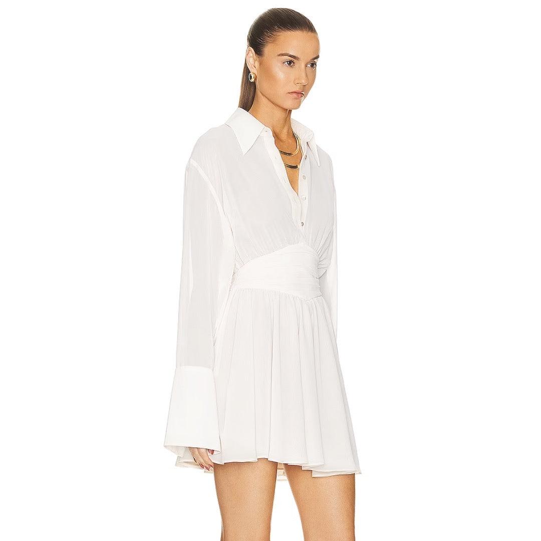 Girls Trip Sheer Shirt Mini Dress