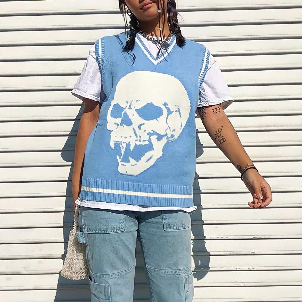 Era Skull Print Vest