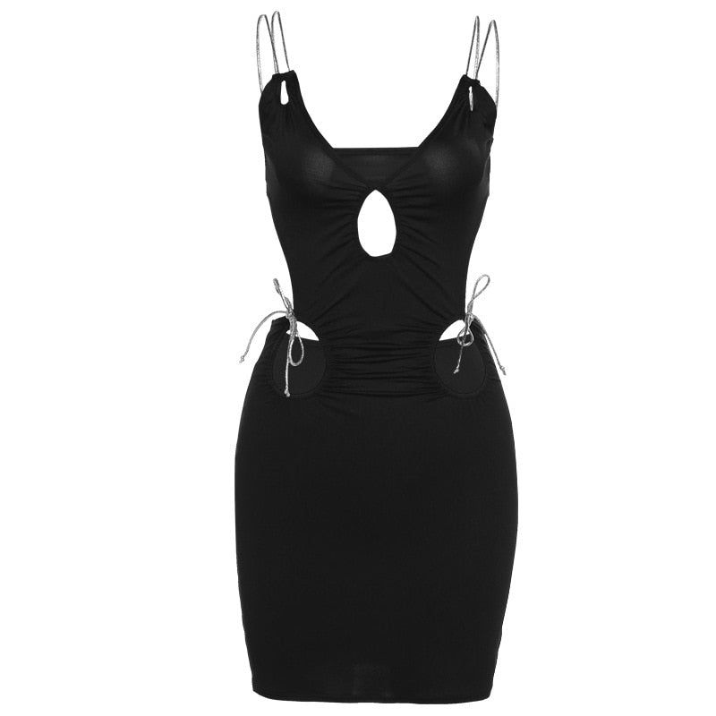 Akira Diamond Strap Mini Dress