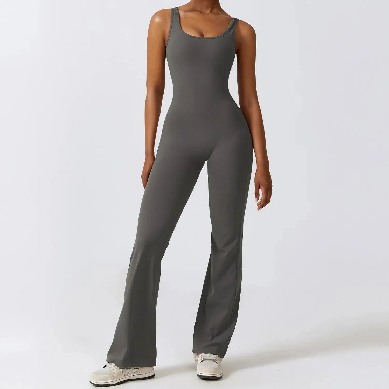 Amplify Sensuality Flare Scrunch Jumpsuit