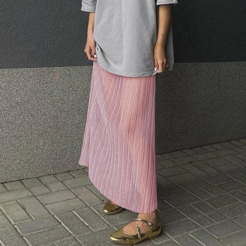 Attention Snatch See Through Maxi Skirt