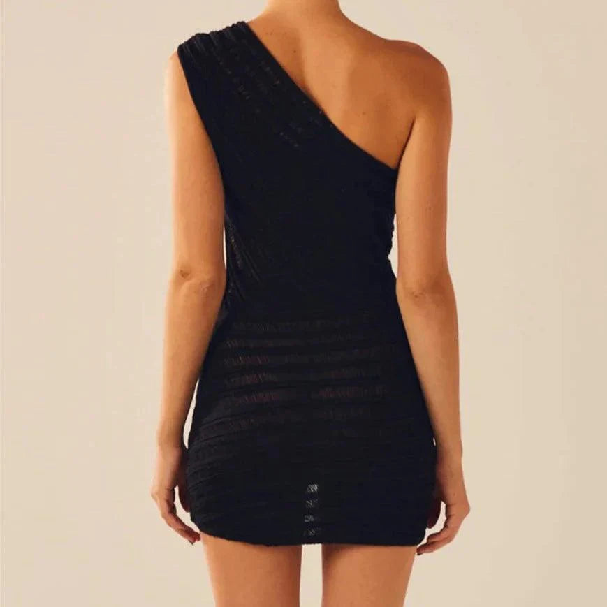 Fresh Heart One Shoulder Mini Dress